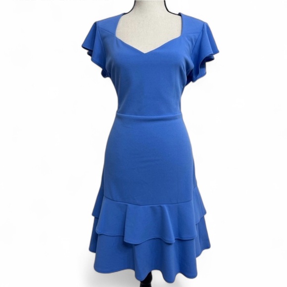 Nanette Lepore blue dress size 10 - Picture 1 of 7